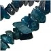 Apatite Gemstone Chips Beads 5-10mm / 35 Inch Strand Deep Blue Green