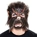 Paper Magic Men's Werewolf Moving Jaw Mask, Brown, One Size
