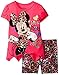 Disney Baby Girls' Minnie Mouse Bike Short Set with Top, Light Pink, 24 Months