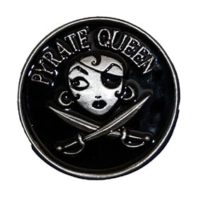 G20 Pyrate Queen With Swords Belt Buckle