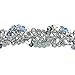 Expo International Lila Sequin Loop Braid Trim Embellishment, 20-Yard, Silver