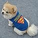Urparcel Pet Dog Vest Clothes T-Shirt Cat Puppy Superman Crown Shirt Red M
