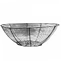 Wire Oval Basket - Black