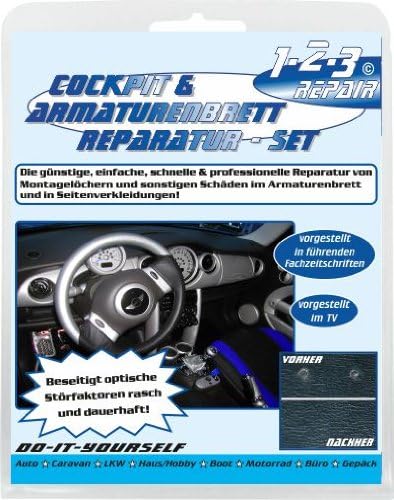 Dashboard Cockpit Instrument Panel Repair Kit Cracks Cuts Burs Scrapings Mounting holes