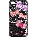 [SoftBank/au iPhone 4S専用]ハローキティiDressバックカバー(ジュエリータイプ/ブラック)