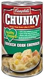 Campbell's Chunky Healthy Request Chicken Corn Chowder, 18.8 oz Can, 12 ct (Quantity of 1)