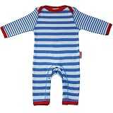Toby tiger stripy blue/pale blue sleepsuit 0-6 months