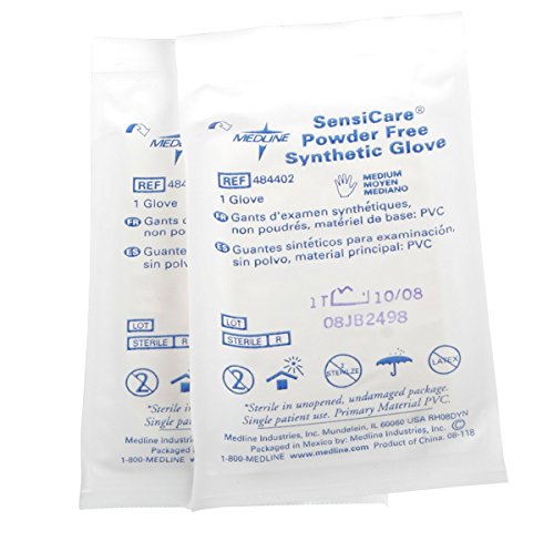 Sensicare Sterile Pf Vinyl Exam Gloves Large 50 Pair