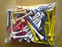 100 Bambus Tees 5,4cm lang - &ouml;kologisch abbaubar