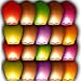 Glo-Lantern 20-Pack Coloured Mixed Colour Sky Lanterns