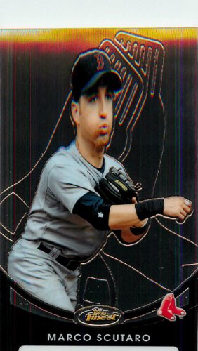 2010 Topps Finest Baseball Card #82 Marco Scutaro Toronto Blue Jays Mint Condition - Shipped in Protective ScrewDown Display Case!