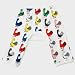 Mademoiselle papillon 3/4 Length Colorful Swan Monkey Pants �y�z���C�gsize:100�z