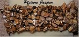 Picture Jasper Woven Gemstone Chip Stretch Bracelet