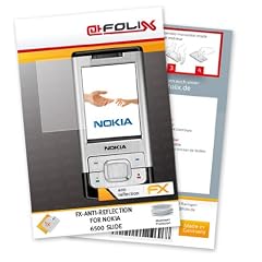 FoliX FX-Antireflex Displayschutzfolie f�r Nokia 6500 Slide