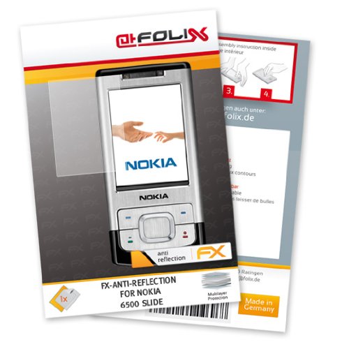 FoliX FX-Antireflex Displayschutzfolie f&uuml;r Nokia 6500 Slide