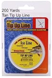 Woodstock Ice Fishing Line 30# Test, 200 Yard Spool, Color: Tan