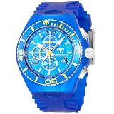 TechnoMarine Mens 109009 Cruise Magnum Chrono Blue Polyurethane Watch by TechnoMarine
