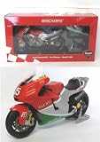 Review Minichamps  / Diecast Model Ducati Desmosedici Marlboro (Sete Gibernau MotoGP 2006) (1:12 scale by Minichamps) in Red, Silver and Green