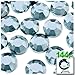 The Crafts Outlet 144-Piece Loose Flatback Acrylic Round Rhinestones, 20mm, Crystal Clear