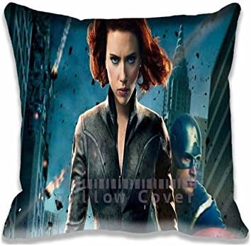 American Pillow Case Sofa Couch Cushion Cover Movies/The Avengers Black Widow Scarlett Johansson Pillow Sham