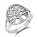 Women's Tree of Life Beautiful Ring New .925 Sterling Silver Band Sizes 4-10