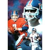 Denver Broncos (John Elway) Sports Poster Print - 13x19