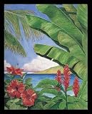 Penny Gupton (Tropical Horizons II) Framed Art Poster Print - 11 X 14