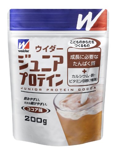 ウイダー ジュニアプロテイン ココア味 200g