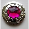 HOT Pink Diamond Folding Handbag Purse Hook Hanger