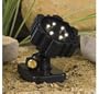 Kichler Lighting 15710BK LED Detail Accent Low Voltage Light, Black with Clear Tempered Glass Lens