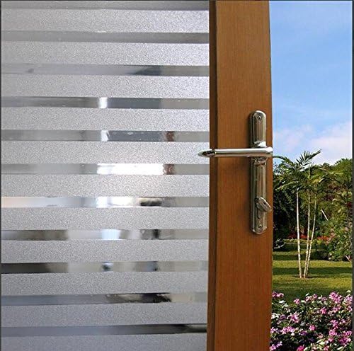 No Glue Static Decorative Privacy Window Films for Glass Self Adhesive,17.71 Inches-78.74 Inches (45cm by 200cm)