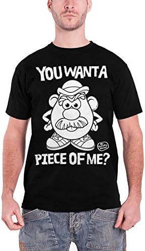 Mr Potato Hed Officially Licensed Merchandise You Want A Piece of Me? (Black)