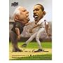 2008 Upper Deck Presidential Predictors #PP-12 Barack Obama & John McCain - "Immigration" - Presidential Candidate Baseball Cards - MLB Baseball Trading Card in a Protective Screw Down Display Case!