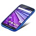 J&D Case Compatible for Moto G (3rd Gen) Case, [Drop Protection] [Slim Cushion] Shock Resistant Protective TPU Slim Case for Motorola Moto G (3rd Generation, 2015 Released) Bumper Case - Blue