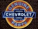 Chevrolet Parts Neon Sign