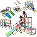 Funphix Create & Play Life Size Structures All in 1 Set - Buildable Fun & STEM Learning Indoor/Outdoor Toy