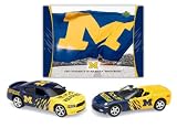 Upper Deck Michigan Wolverines 2007-08 NCAA Home & Road Charger & Corvette 2 Pack with School Mascot Card
