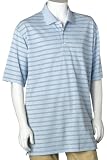 Greg Norman Men's Play Dry Pique Cassic Stripe, Iceberg (Size  - XL)
