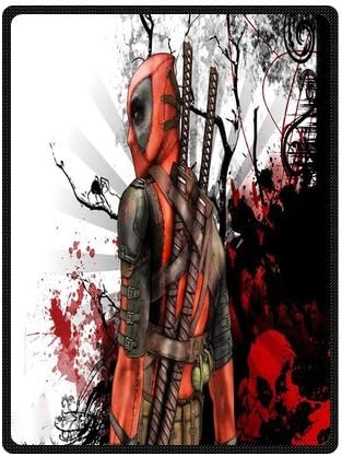 Daniellestore Custom Deadpool Super Soft Fleece Throw Blanket Cozy Throw Light Weight Blanket Sofa/ Couch/ Travel Throw Blanket 58x80 Inch