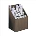 Safco 3081 Corrugated Roll File, for 20 2-3/4x2-3/4 Tubes, 15w x 12d x 22h, Woodgrain