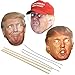 President Donald Trump Celebrity Politician Face Mask Set; Includes all 3 masks