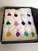 Hanging Crystal Ball Prism Suncatcher with Heart and Beads Set/12