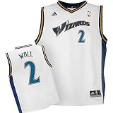 John Wall #2 White Washington Wizards Adidas Swingman All Stitched Replica Jersey - MEDIUM