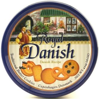 Royal Danish (Butter Cookies) - 16oz (Pack of 2)