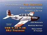 USN T-34 T-28 SNJ Navy airplane TRAINERS Naval Base Aircraft Carriers