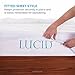 LUCID Premium Hypoallergenic 100% Waterproof Pillow Protector - 2-Pack - Universal Fit, Cotton Terry Top