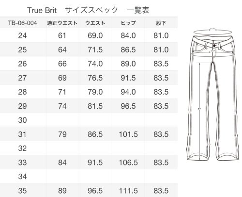 Cover image : True Brit ツイストブーツ TB-06-004 Twist Boot・デニムパンツ