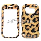 Leopard Skin Phone Protector Cover for LG GT365 (Neon)
