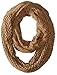 D&Y Women's Mixed Crochet Loop Infinity Scarf