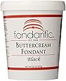 Fondarific Buttercream Fondant Black, 32 ounces